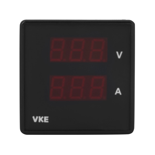 VKE Dual Digital 72mm 500V/30A meter