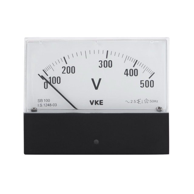 VKE SR100-500V 100mm AC Voltmeter