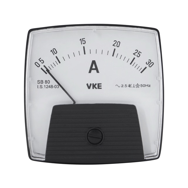 VKE SR80-30A 80mm AC Ammeter