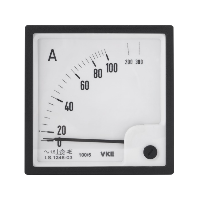 VKE SR96-100A 96mm AC Ammeter